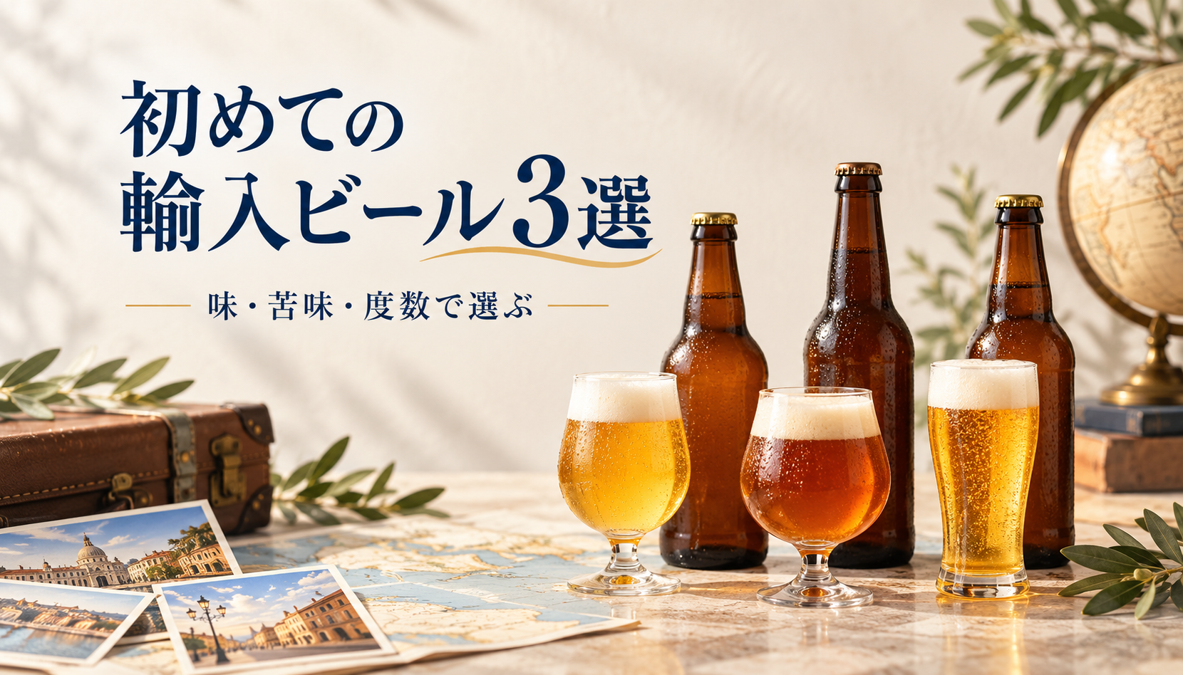 初めての輸入ビールおすすめ3選｜味・苦味・度数で選ぶ