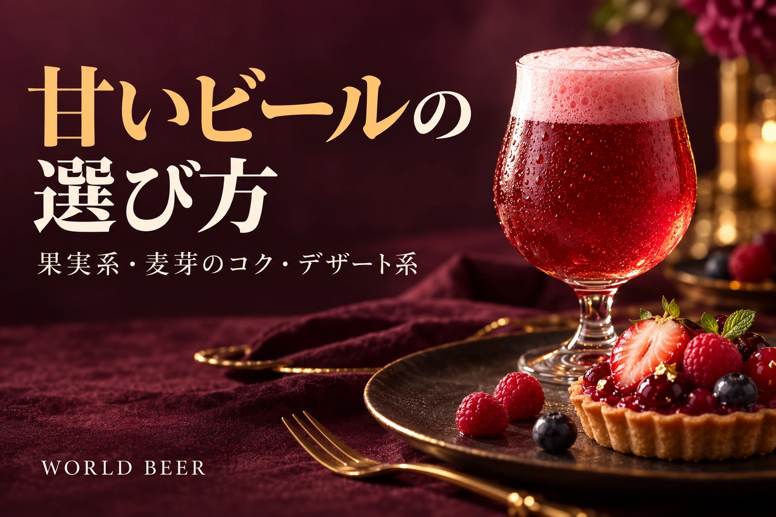 甘いビールの選び方