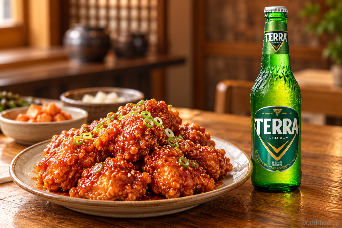 韓国のビールのイメージ