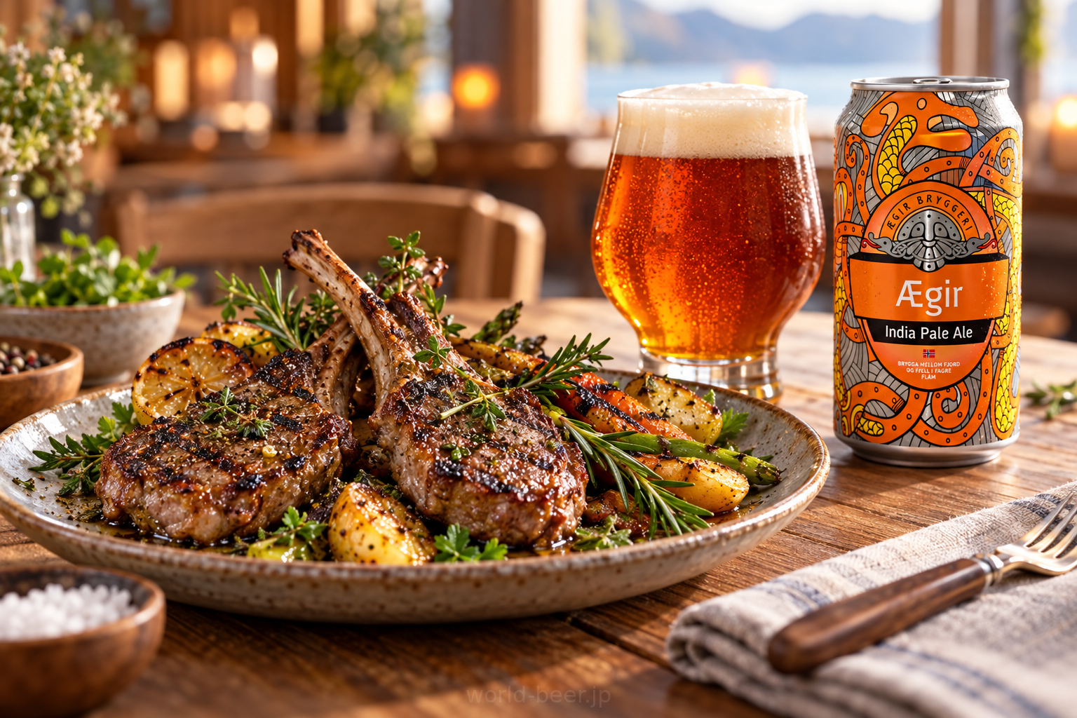ビールと料理の組み合わせ