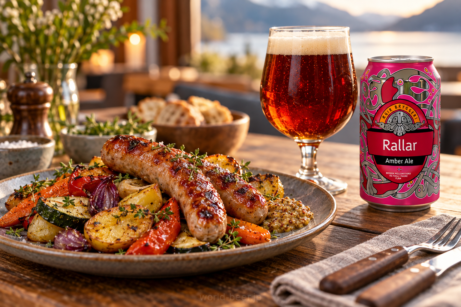 ビールと料理の組み合わせ