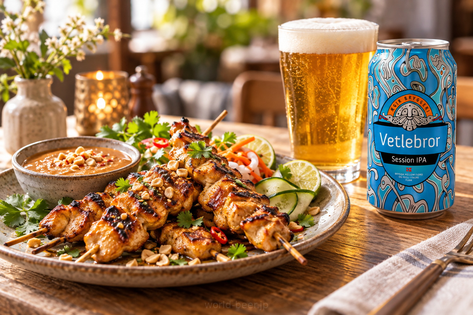 ビールと料理の組み合わせ