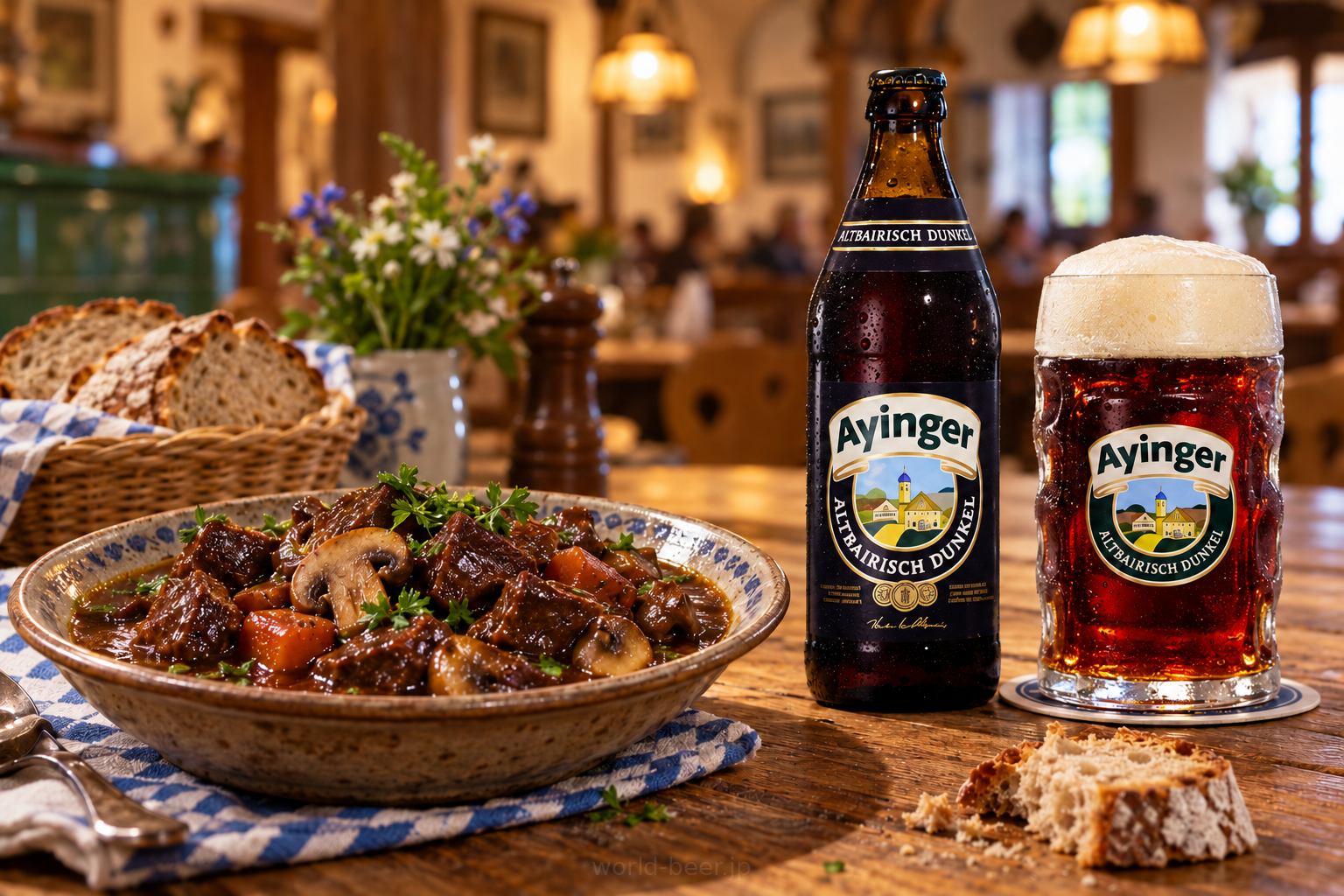 ビールと料理の組み合わせ