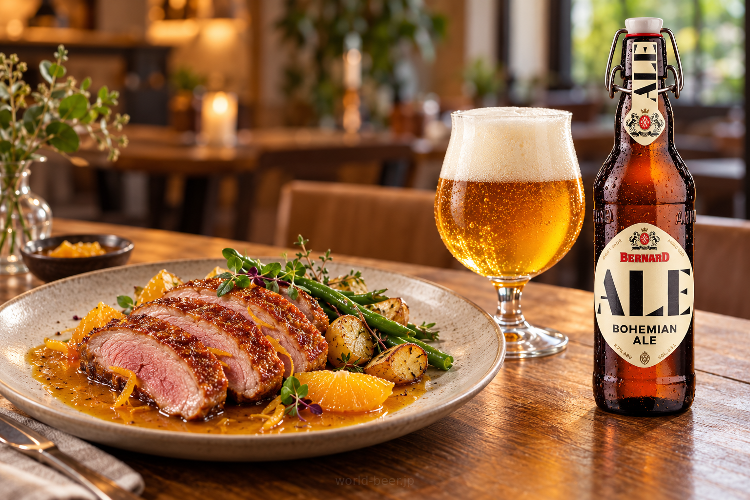 ビールと料理の組み合わせ