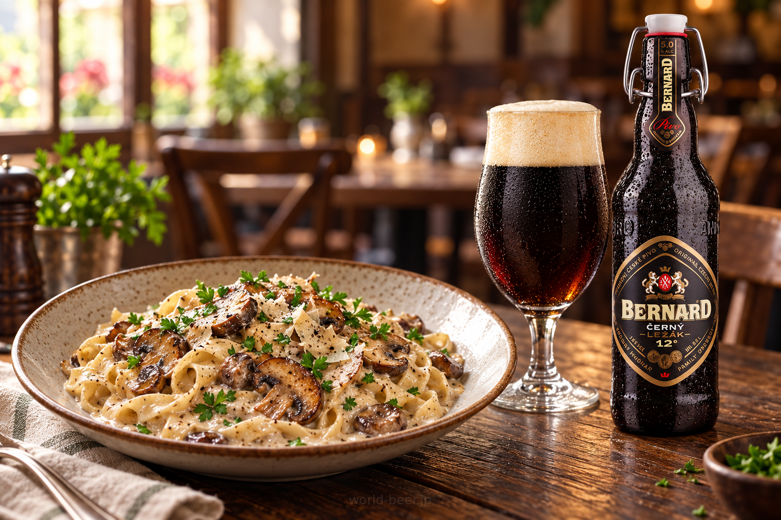 ビールと料理の組み合わせ