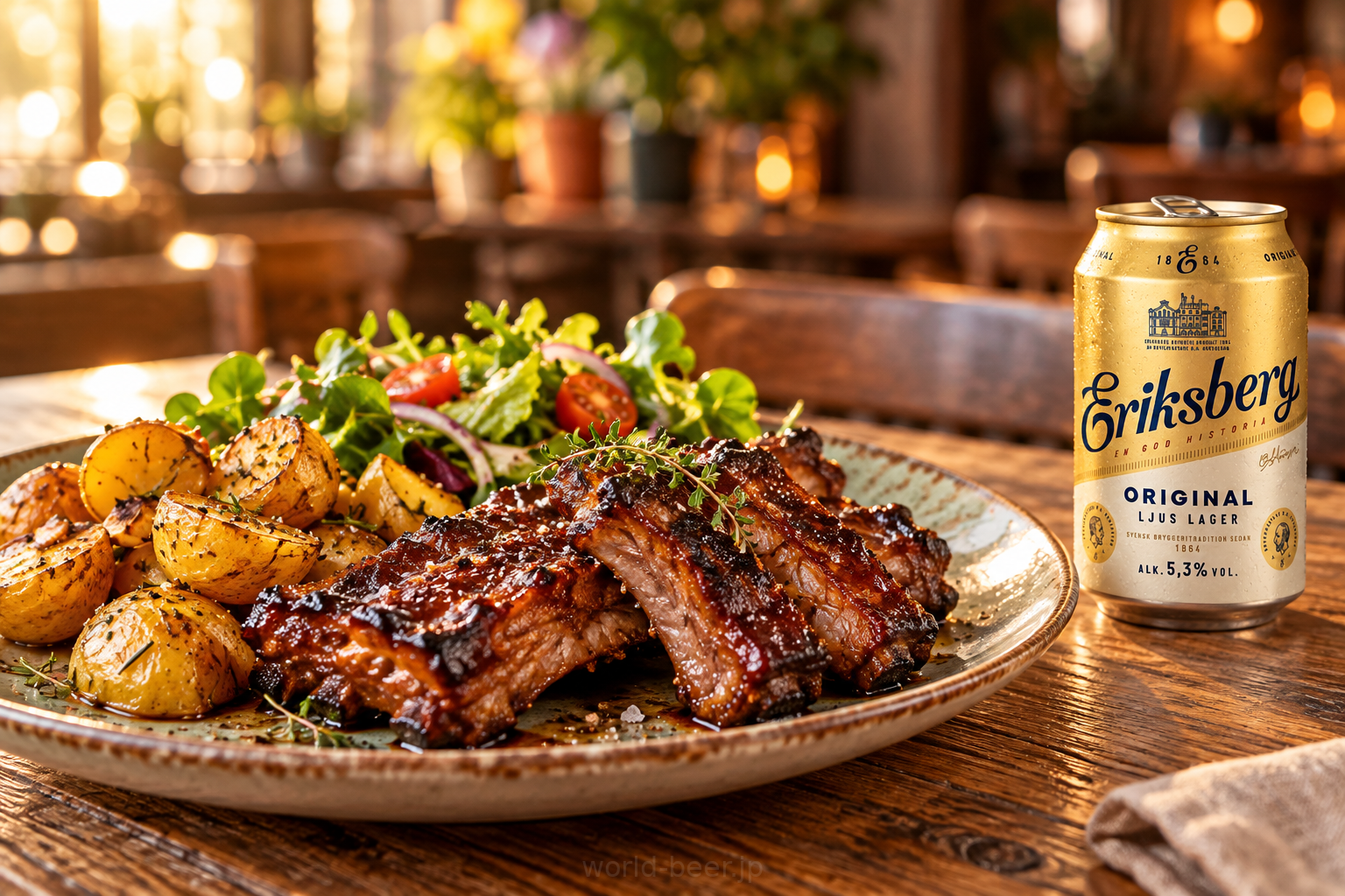 ビールと料理の組み合わせ