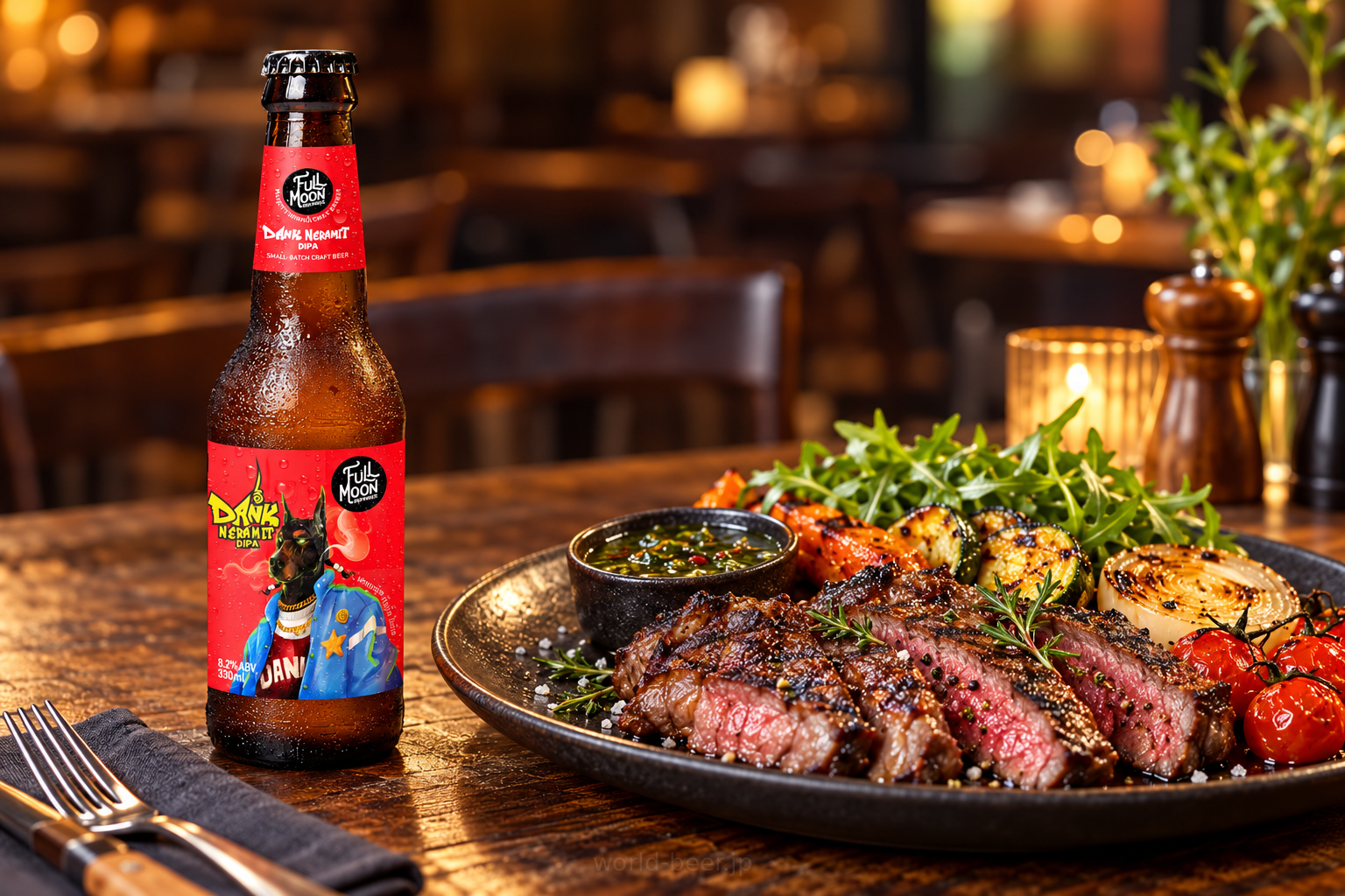 ビールと料理の組み合わせ