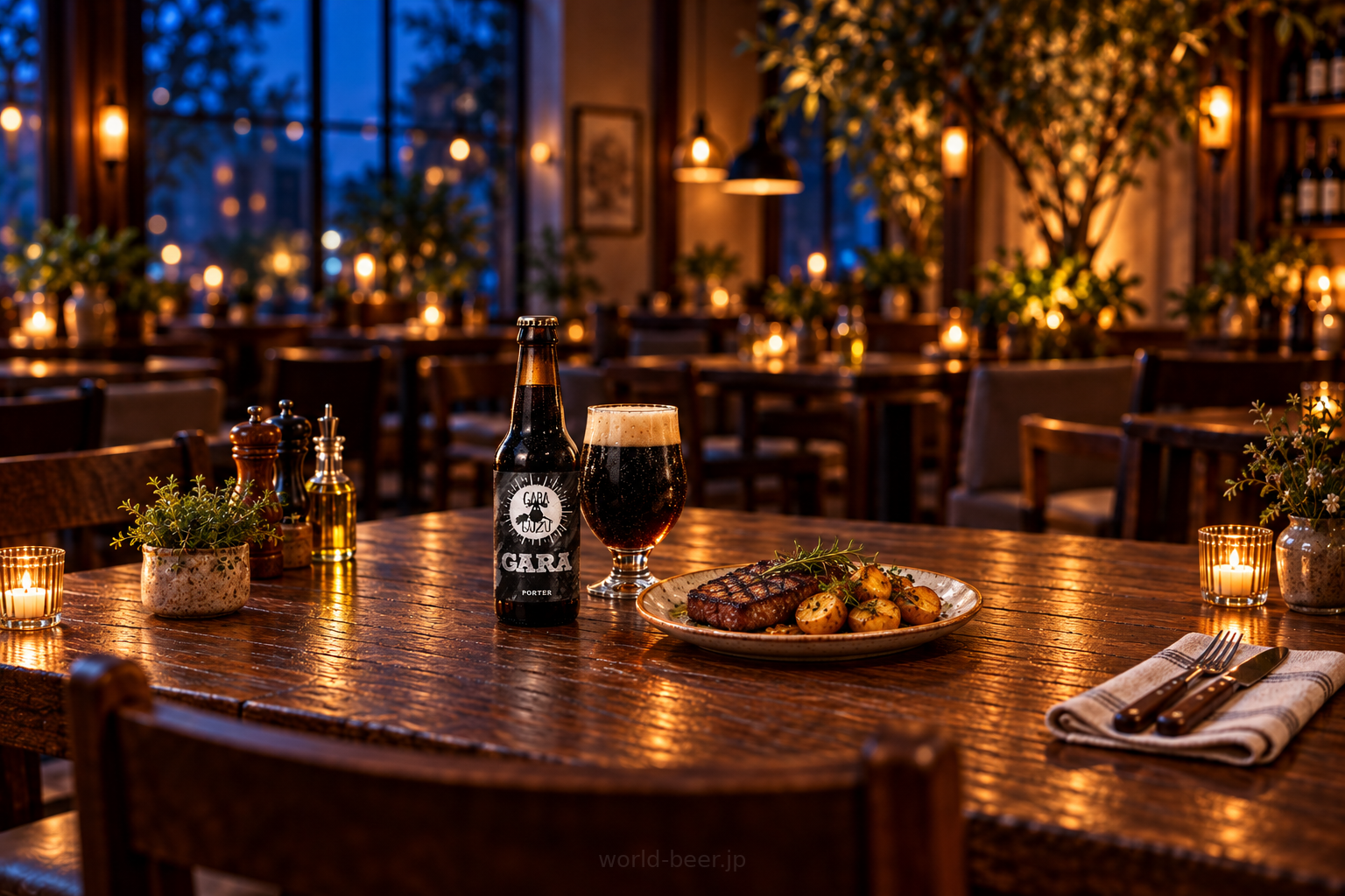 ビールと料理の組み合わせ