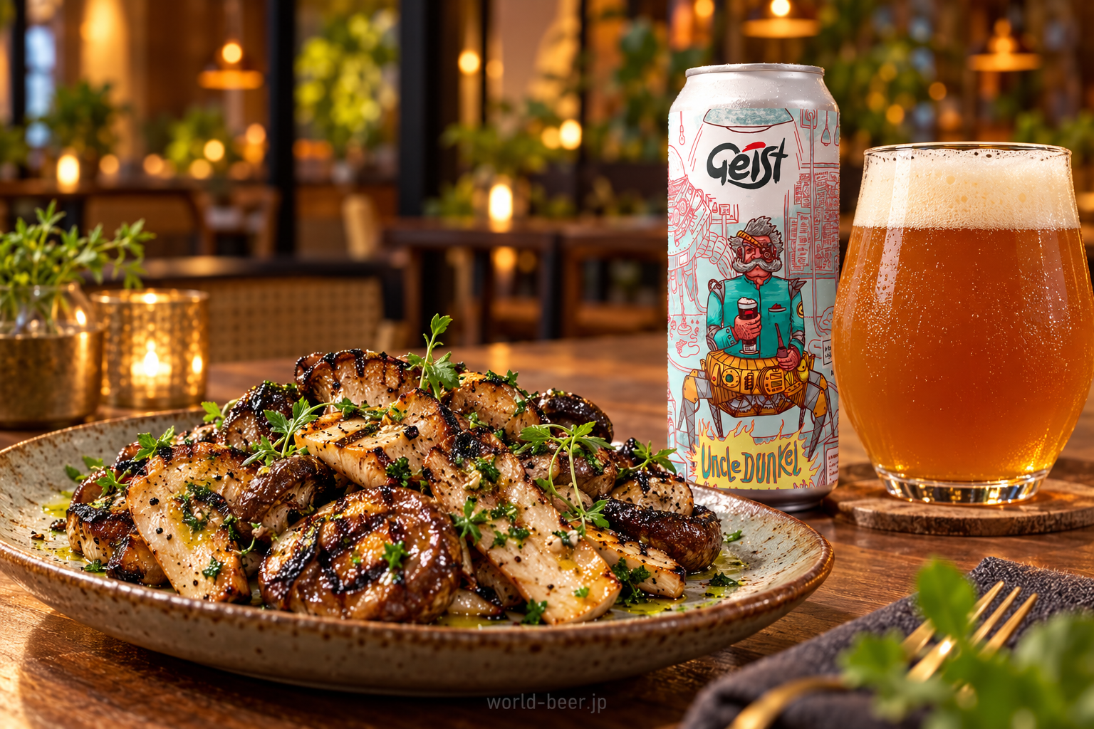 ビールと料理の組み合わせ
