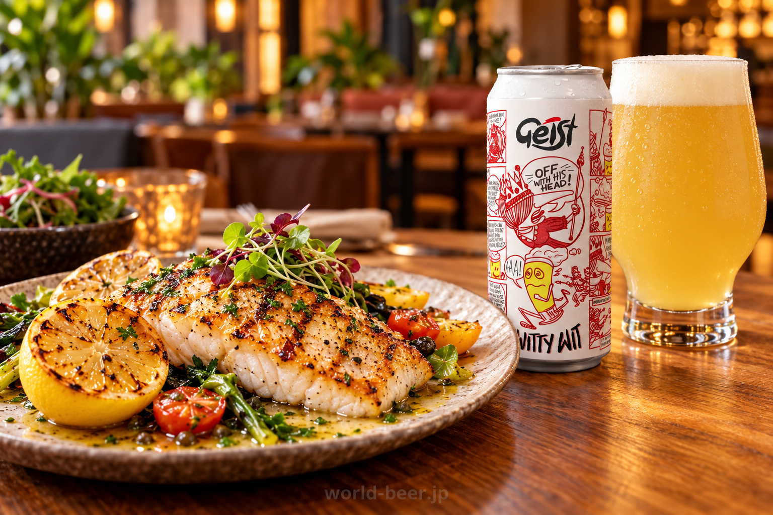 ビールと料理の組み合わせ