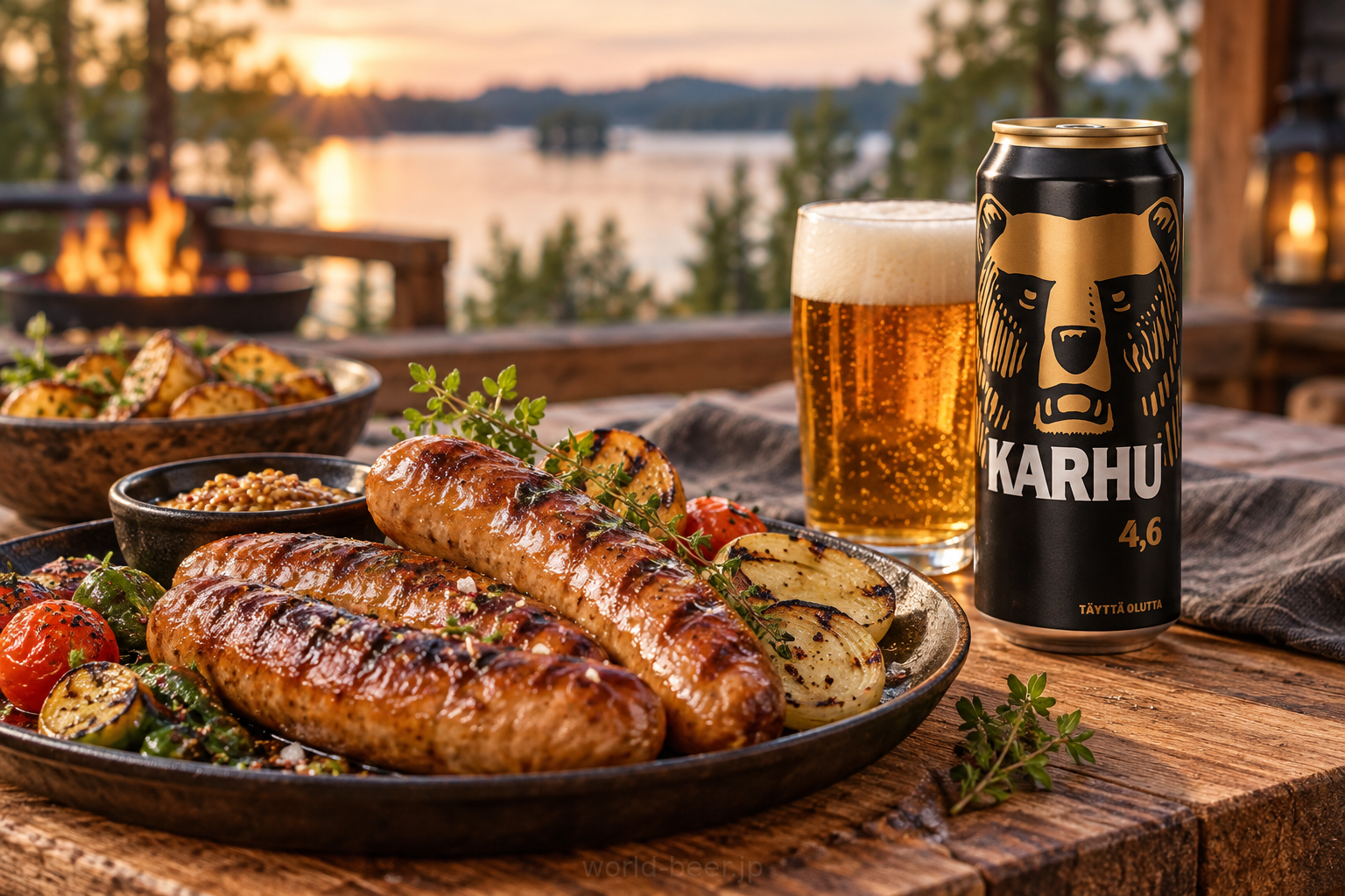 ビールと料理の組み合わせ