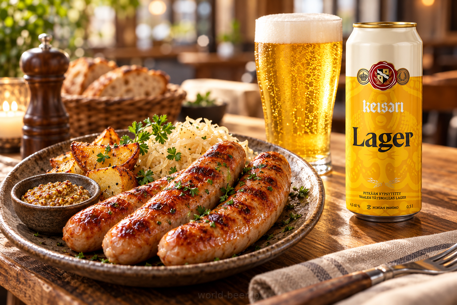 ビールと料理の組み合わせ