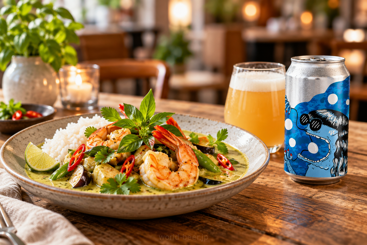ビールと料理の組み合わせ