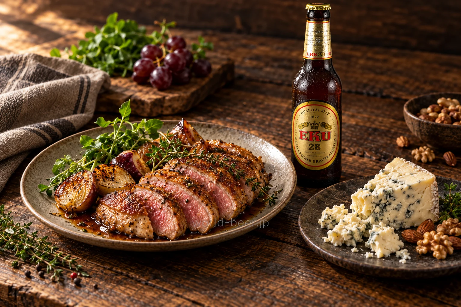ビールと料理の組み合わせ