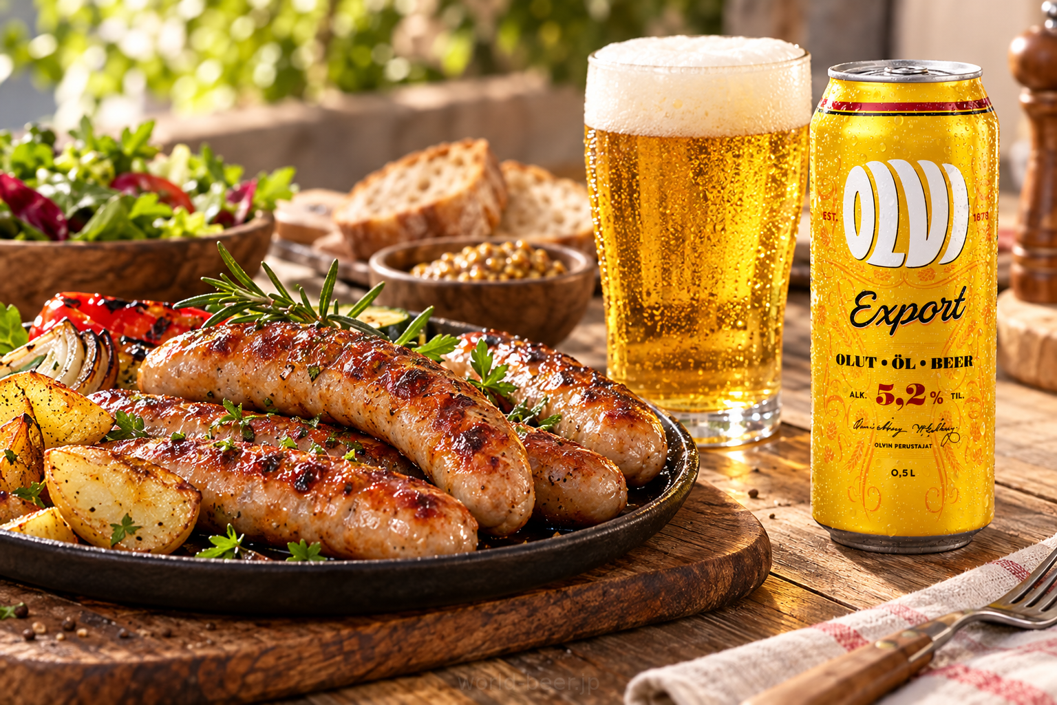 ビールと料理の組み合わせ