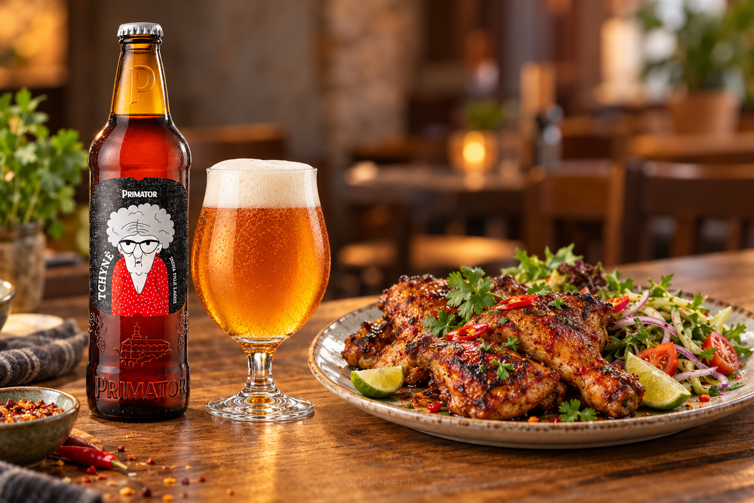 ビールと料理の組み合わせ