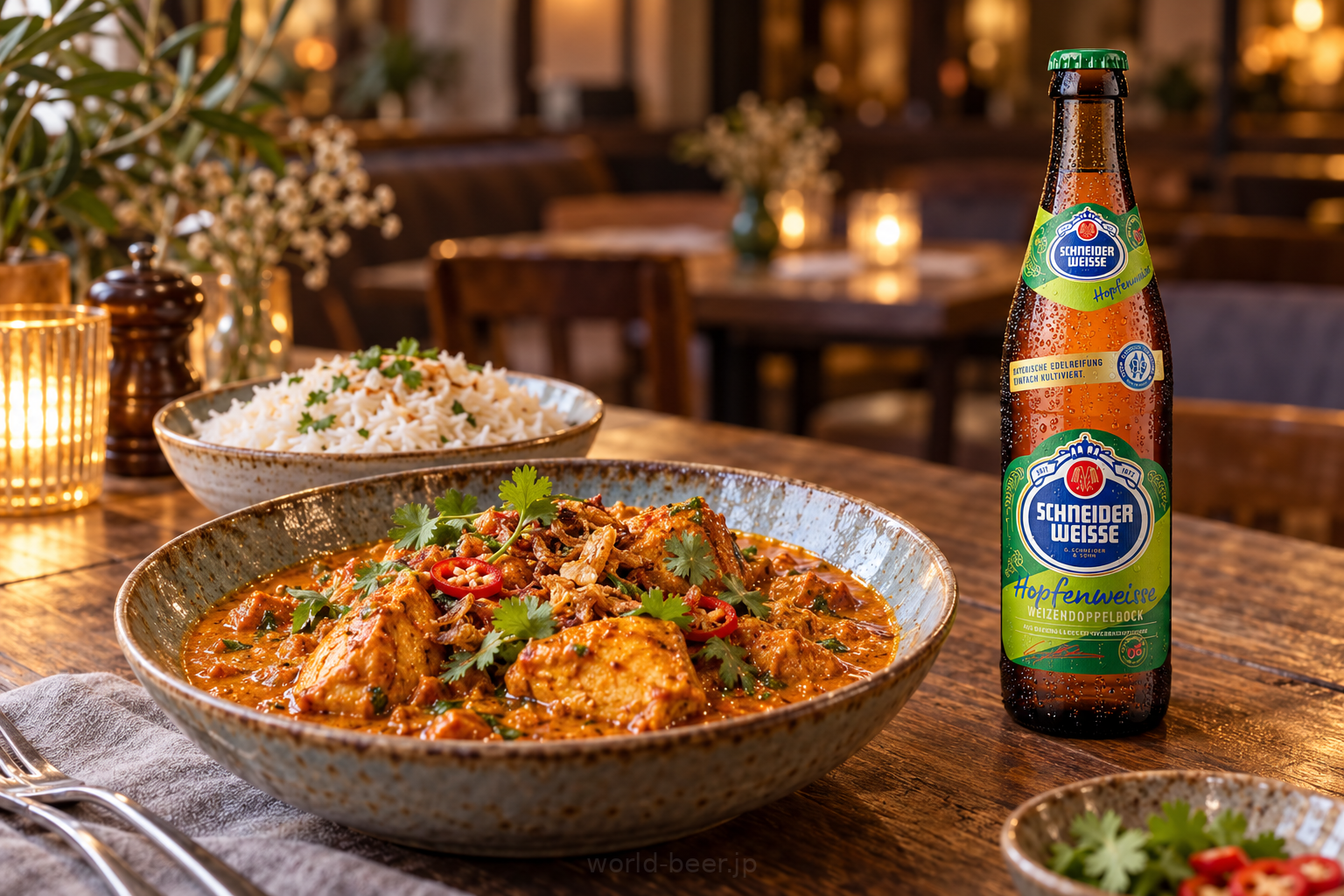 ビールと料理の組み合わせ