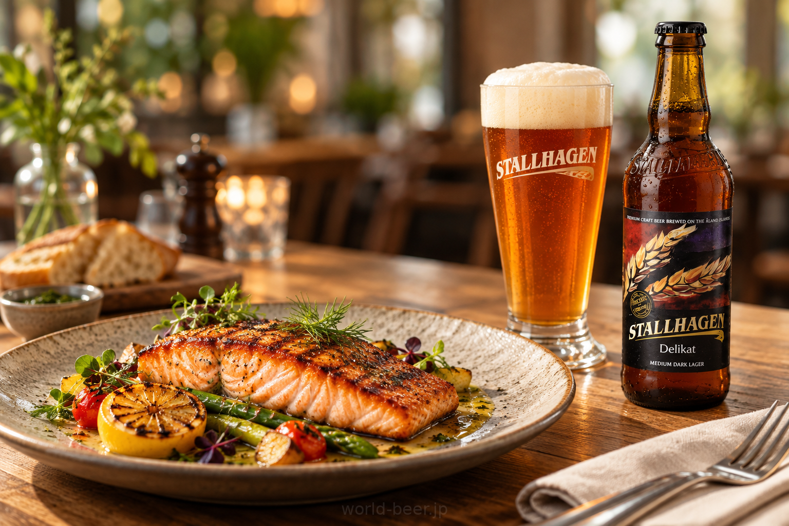 ビールと料理の組み合わせ