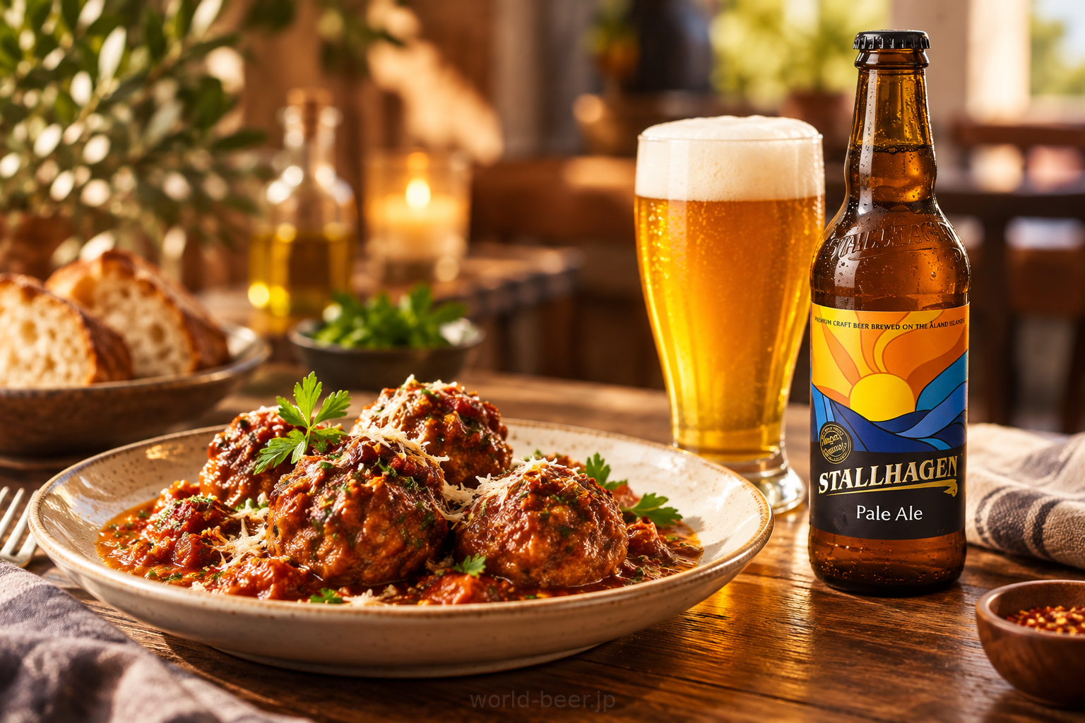 ビールと料理の組み合わせ
