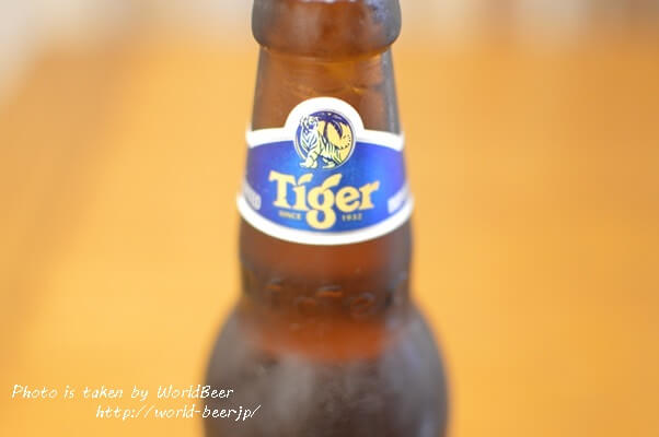 輸入ビール「タイガー」のボトルネック