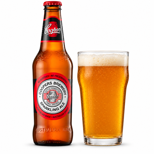 クーパーズ スパークリングエールの瓶・缶とビール