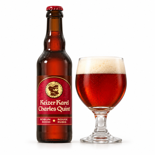 チャールズ・クイント ルビーレッドの商品イメージ(AI生成・ラベル付き容器)
