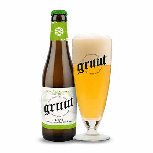 Gentse Gruut 00のボトルとグラス