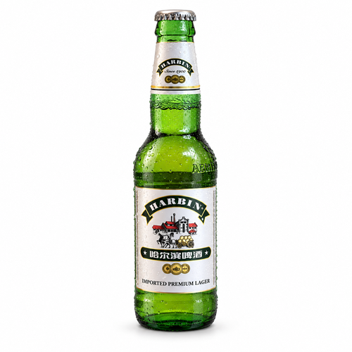 ハルビンビールの瓶(生成イメージ)