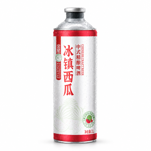 金星 冷やしスイカの缶(生成イメージ)