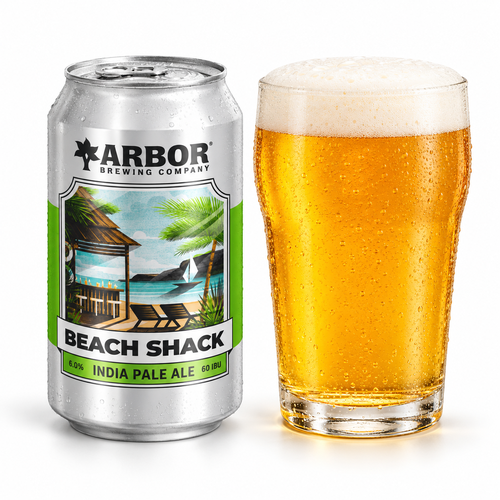 アーバー ビーチ シャック IPAの商品パッケージ