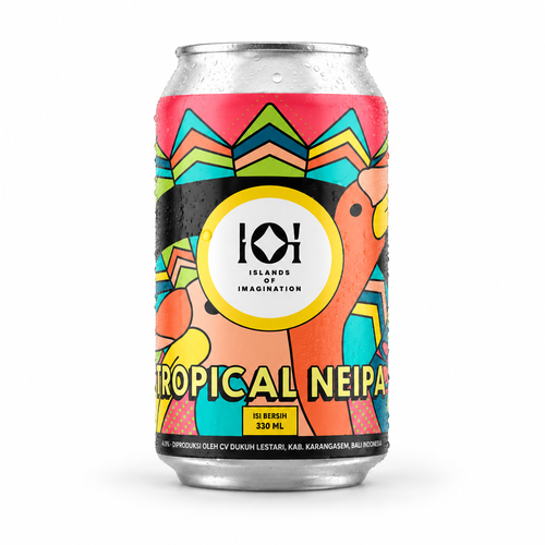IOI トロピカル・セッションNEIPAのラベル付き缶